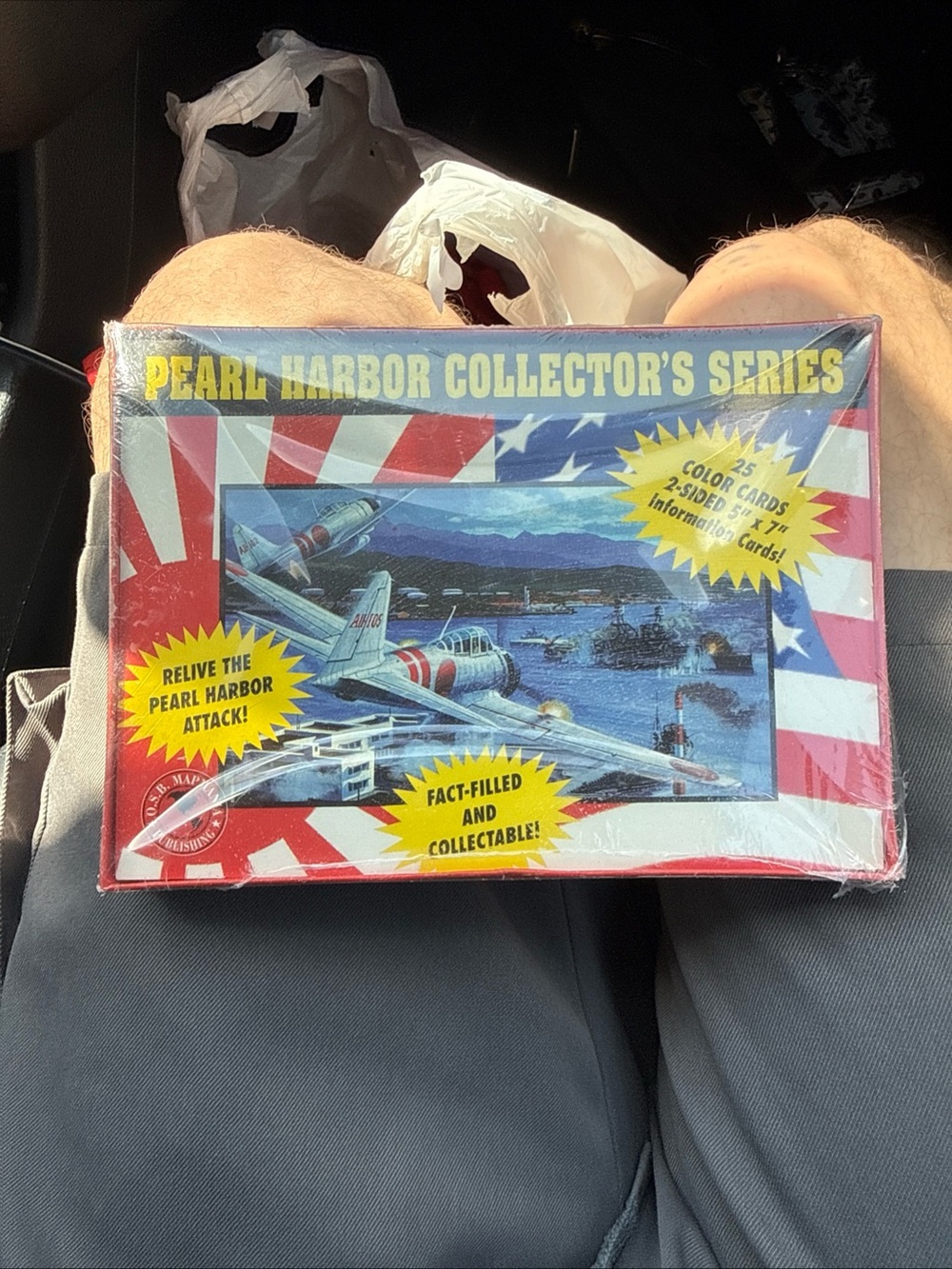 Pearl Harbor Collector's Series Card Set - Patriotic Red, White & Blue Box